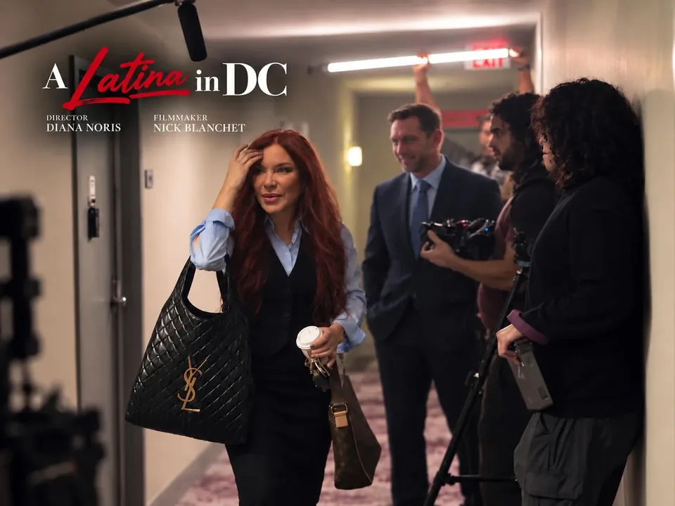 Jonathan Turpin and Diana Noris Smith in “A Latina in DC”